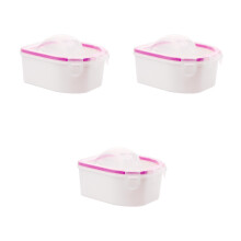 3Pcs Manicure Soak Bowl Nail Treatment Spa Bowl for Left & Right Hands