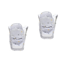 2Pièces -Bébé Ventral Ergonomique En Polyester Clair