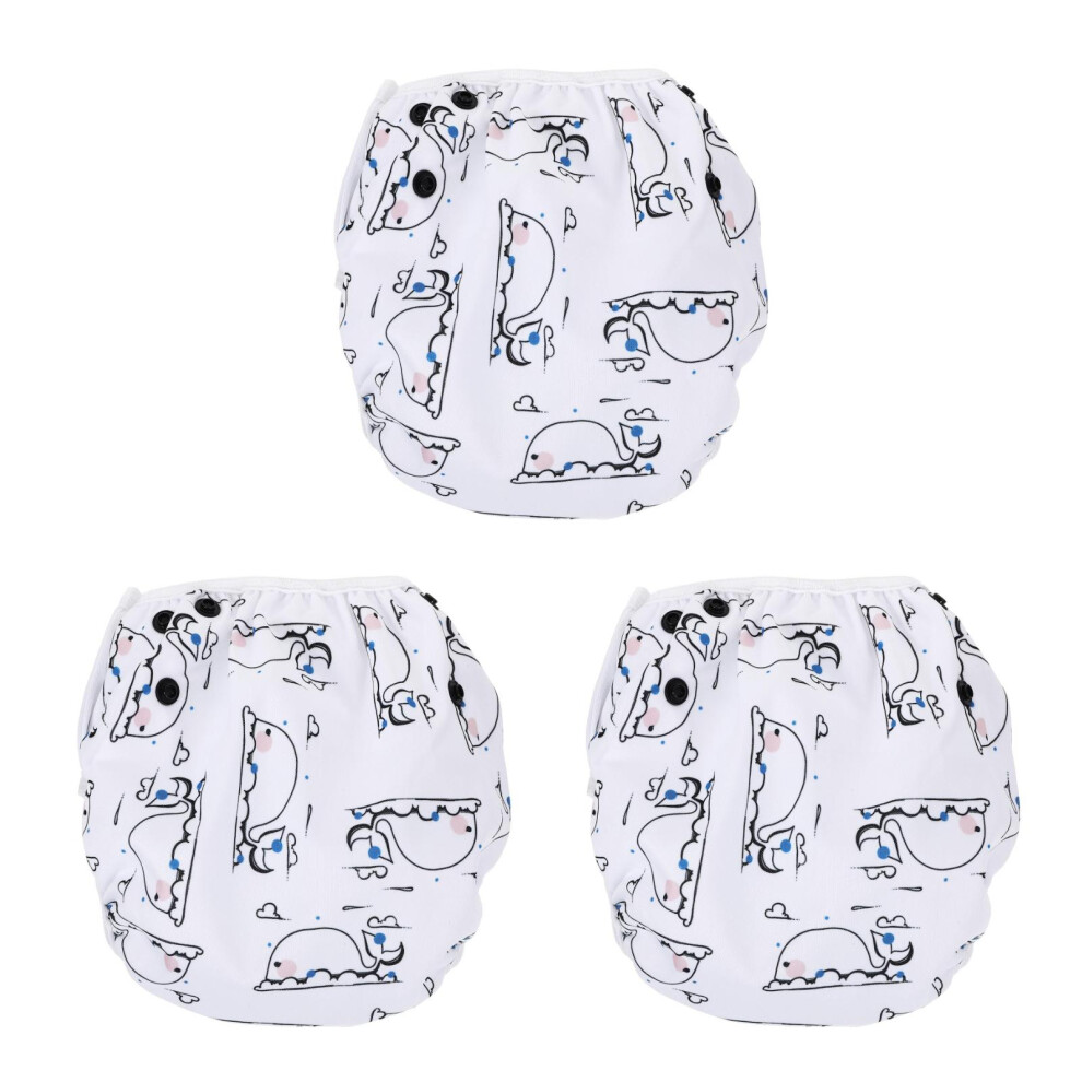 3St Beschermende Baby Zwemshorts Tpu Mesh Comfortabele Baby Zwembroek-image