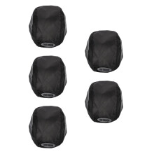 5Pièces Couvre-Casques Noir Étanches Avec Bande Visibilité