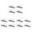 12Pcs Versatile White Padded Quilt Clips Bed Sheet Holders 4