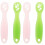 4Pcs Silicone Baby Spoons Assorted Colors Soft Training Utensils 1