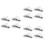12Pcs Versatile White Padded Quilt Clips Bed Sheet Holders 8