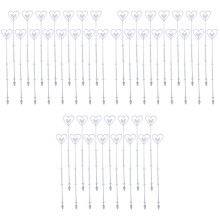 240Pièces Clips En Forme De Pour Décoration Fleurs Mariage