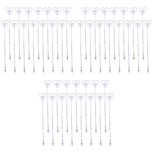 240Pièces Clips En Forme De Pour Décoration Fleurs Mariage