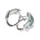 2Pairs Simple Green Copper Ear Buckle Gift- Earring 2