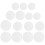 75Pièces Plaques Plastique Blanches Pour Travaux Manuels DIY 1