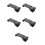5Pcs Wear-Resistant Black Plastic Belt Clips for Holders 1