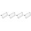 4Pcs Silver Kitchen Bread Rack Stainless Steel Reusable Toast Holder 1