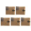 5Pièces De Rangement Cd Café Protection Anti-Rayures 1