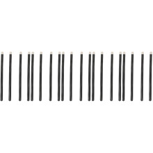 20Pièces Brosses Noires En Laine Et Bois Pour Femmes