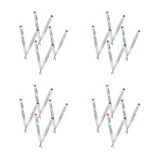32Pièces Stylos Marquage Bois Métal Plastique Couleurs Assorties