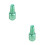 2Pièces Vernis À Ongles Vert Design Élégant 1