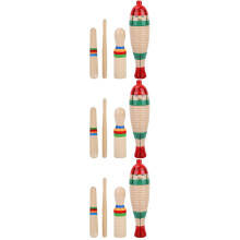 6Ensembles Instruments Guiro Percussion En Bois Pour Petits Musiciens