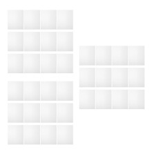 45Pièces Pochoirs D'impression Plastique PVC Pour Artisanat DIY