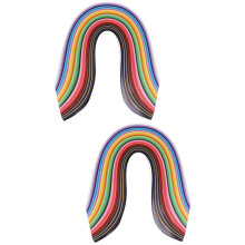 2St Quilling Strips Set Multi Kleur Papier Voor DIY Handwerk Projecten