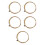 5Ensembles Cordes Acier Anti-Rouille Couleur Claire 1