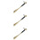 3Pièces Corde Chaussure Long Manche Noir Métal Usage 1