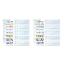 100Pièces Distributeurs Bleus Légers Pour Ruban Washi Usage
