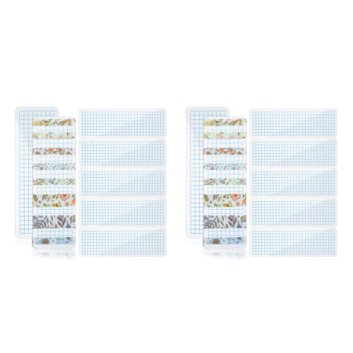 100Pièces Distributeurs Bleus Légers Pour Ruban Washi Usage