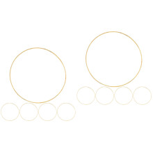 10St Gouden Windklok Ringen Voor Droomvanger Maken En Creatieve Hobby