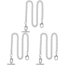 3St Zilveren Kledingketting Jeans, Stevig En Stijlvol