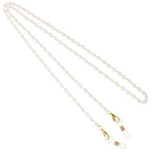 2St Gouden Parel Brillenketting, Stijlvolle - En Zonnebrilhouder