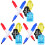 3Sets Assorted Plastic Golf Ball Markers with Marker Pen Set 3