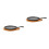 2Sets Non-Stick Cast Iron Frying Pan with Portable Wood Base Handle 9