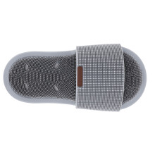 Silicone Fußpeeling-Schuh mit rutschfesten Henkeln 300x135mm Grau