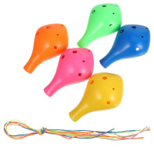 15St Draagbare ABS Ocarina Voor Beginners En Studenten Assorti