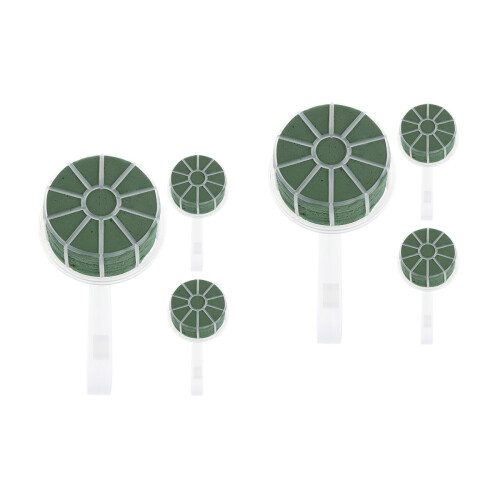 6Pièces Support Bouquet Vert Compact Résistant En Plastique