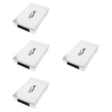 4Pièces Boîtes Argentées Rangement Tanghulu Porte Papier