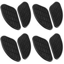 4Paires Pads Adhesifs Pour Réservoir Noir Résistants Et Stylés
