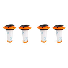 4x Staubsaugerfilter für Rowenta X-FORCE FLEX 9.60 RH20xx ZR009010 ZR009012 Ersatzteile Effizientes Reinigungszubehör