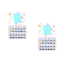 24Pièces Colorant Pigment Gloss Liquide Usage DIY Naturel