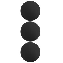 3Pièces Tapis Tampon Noir Anti-Bruit Pour Batterie