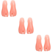 3Paires Supports Pieds Femme Plastique Présentoir