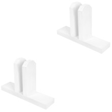 2Pièces Base Stand Clôture En Bois Pour Fixation Jardin