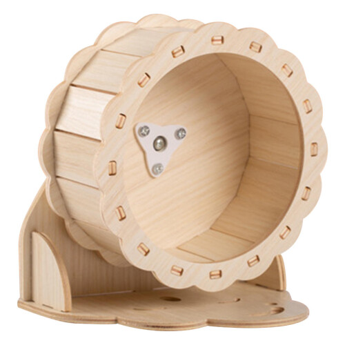 3Ensembles En Bois Pour Hamster Roue Muette Pour Petits Animaux