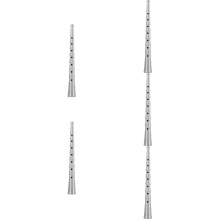5Pièces Tube Suona En Métal Argenté Pour Réparation Facile Et Durable