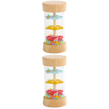 2Pcs Kids Rain Sound Stick Instrument Educational Musical Plaything