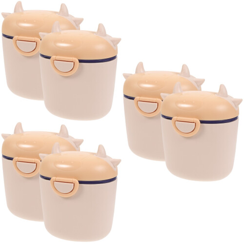 6Pièces Distributeur De Bébé Khaki Portable Étanche