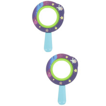 2Pièces Loupe Cartoon En Bois Loupe De Lecture Pour Enfants