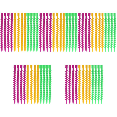 100Pièces Bigoudis Spirales Plastique Pour Bouclés