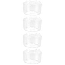 4Pièces Récipients Alimentaires Acryliques Pour Aquarium Transparent