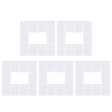 50 Pièces Stickers Base Bougie Mousse Blanche Auto-Adhésive