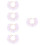 5Pièces Colliers Ajustables Violet Style Élégant 1