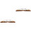 2Pièces Bridge Guitare Remplacement Bois Métal Durable 1