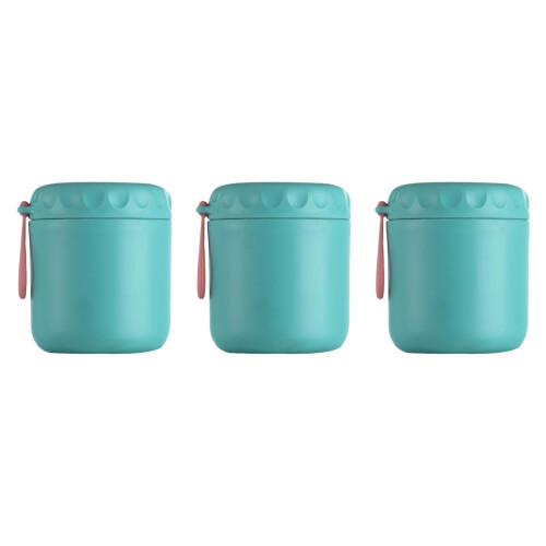3Pièces Boîtes Repas Isothermes En Acier Pour École Bureau